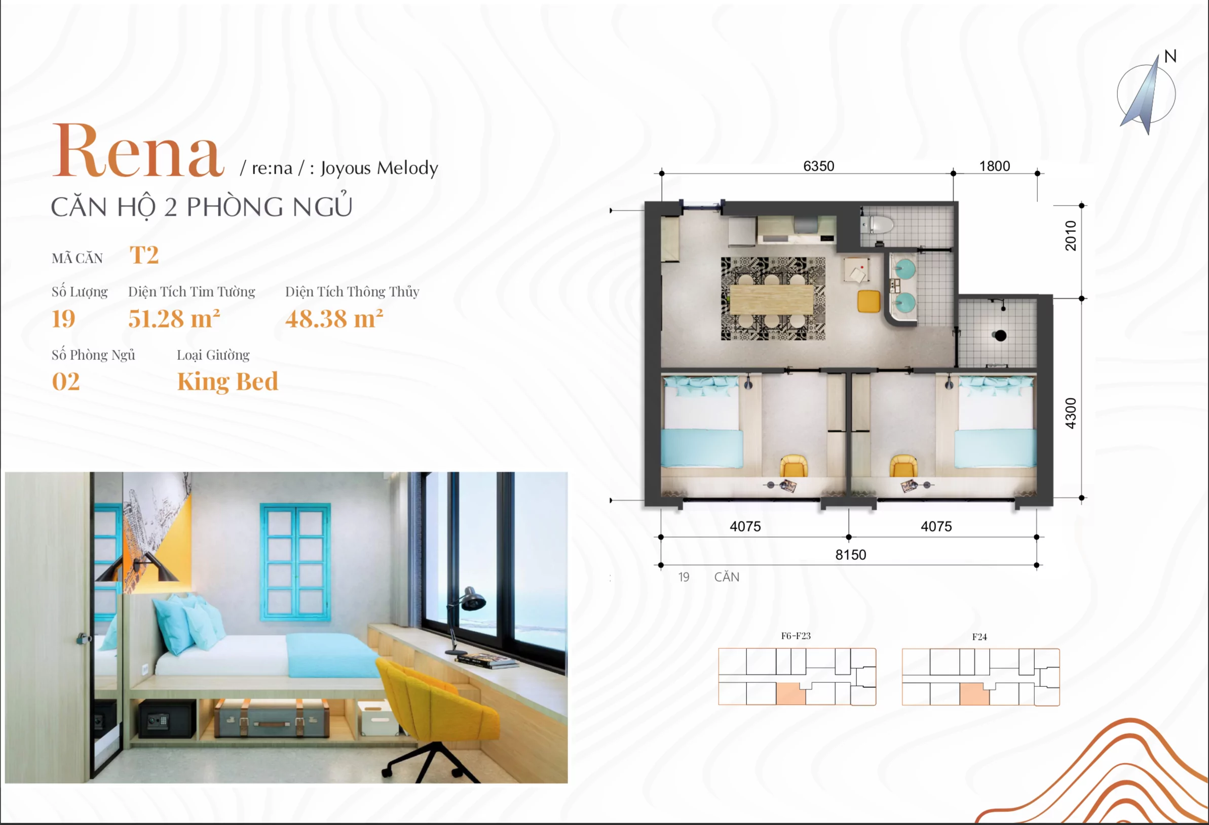 2bdr condo for Sale at Felicia Danang Beachfront Condo Project