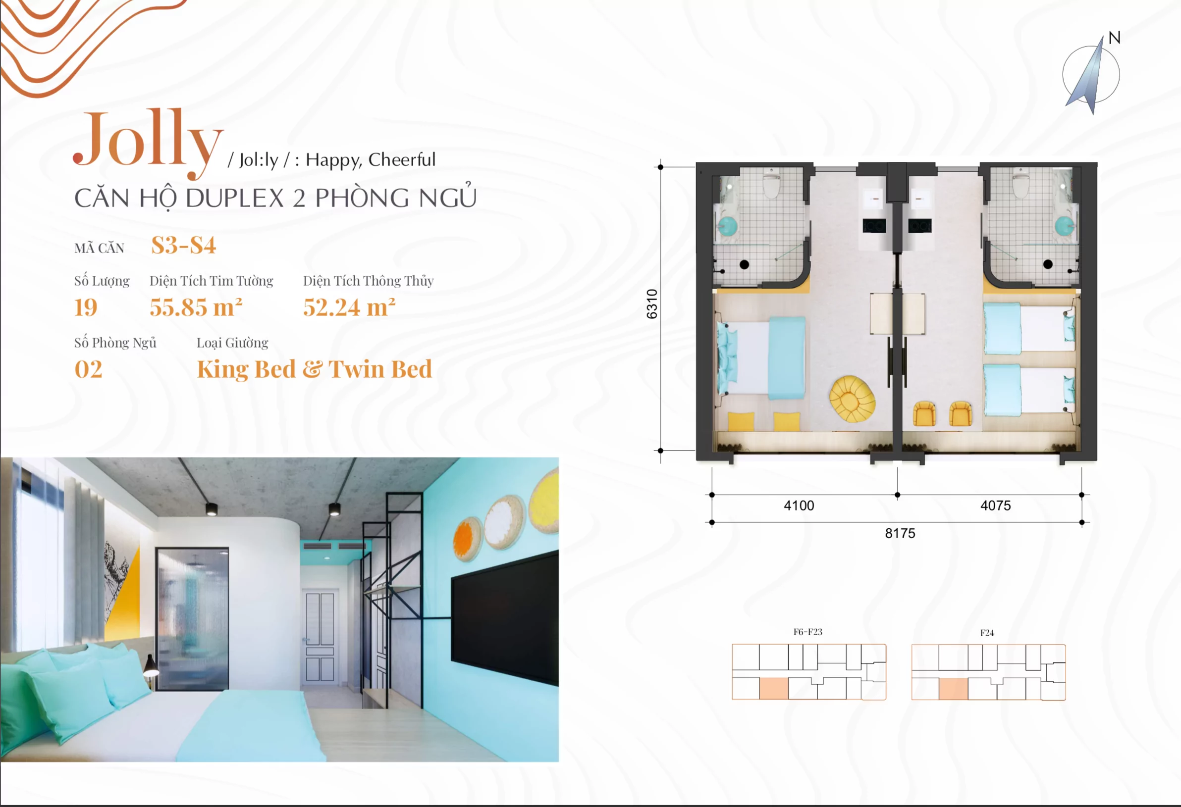 2bdr condo for Sale at Felicia Danang Beachfront Condo Project