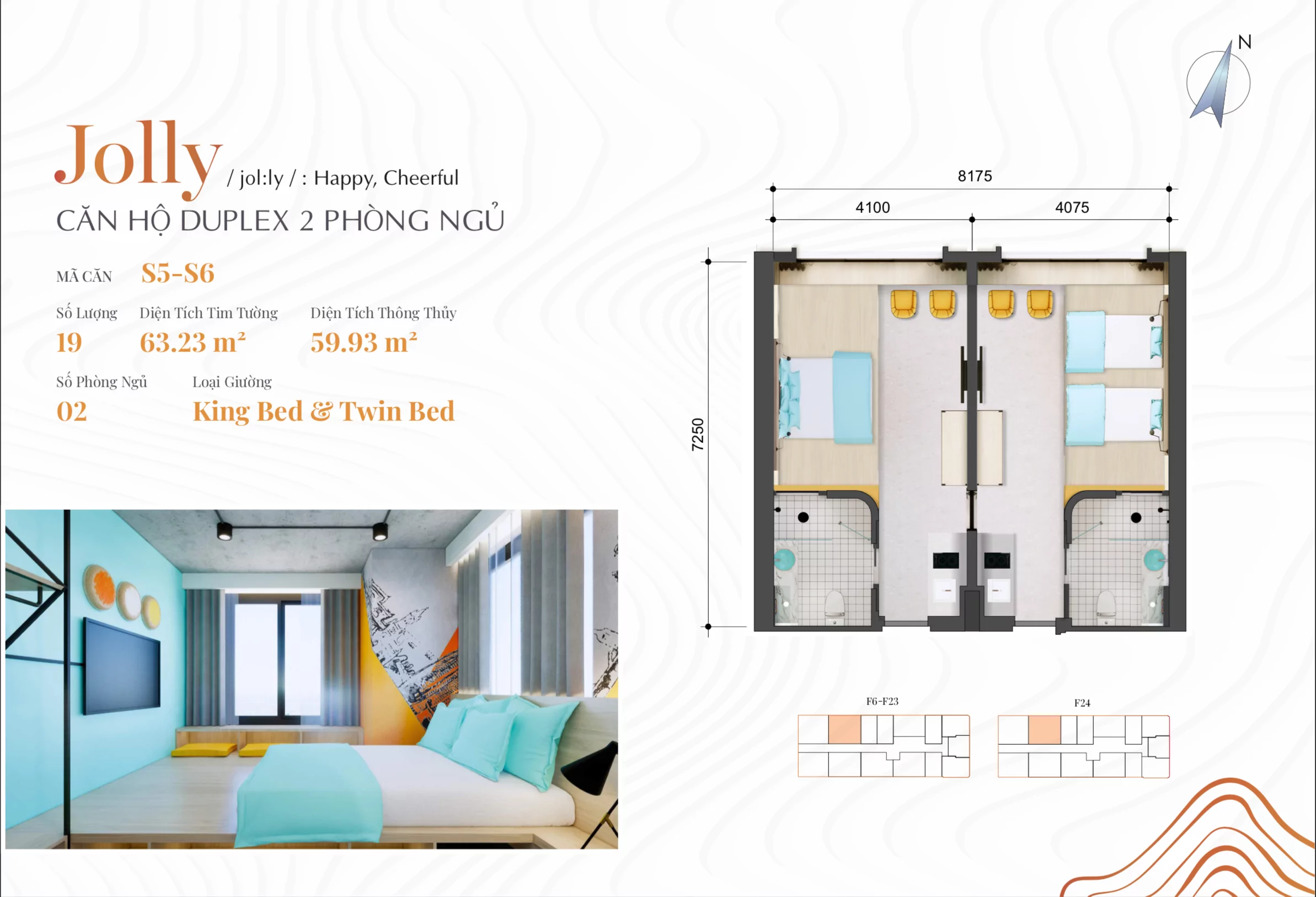 2bdr condo for Sale at Felicia Danang Beachfront Condo Project