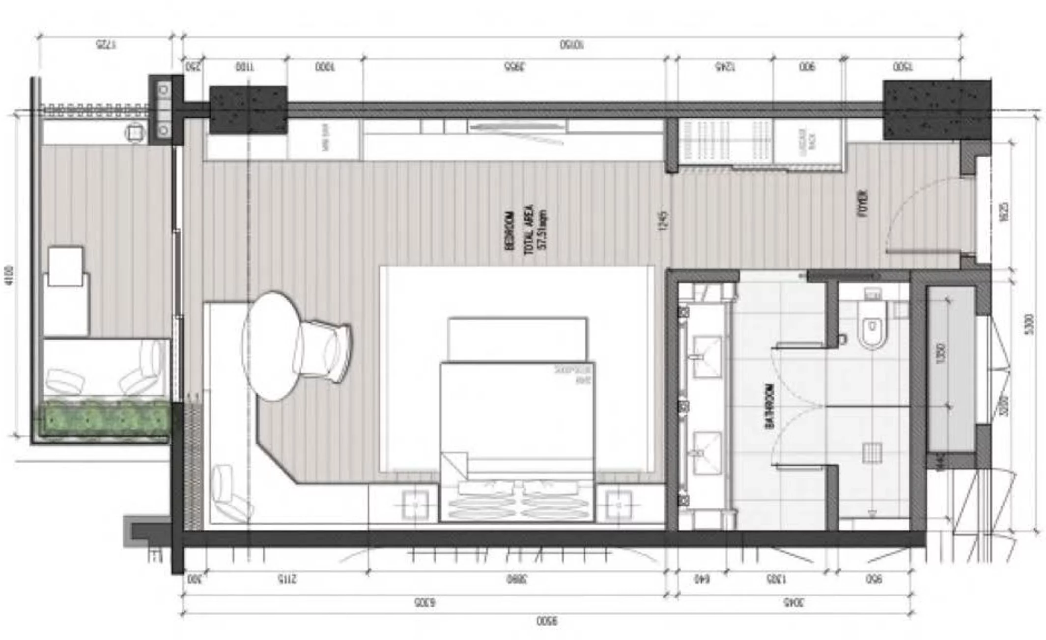 Studio condo for Lease Long Term at Hoiana Residences