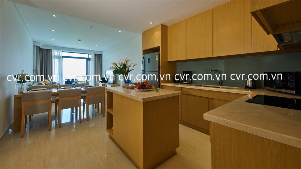 CORNER 2 BED APARTMENT FOR RENT IN THE OCEAN SUITES DANANG